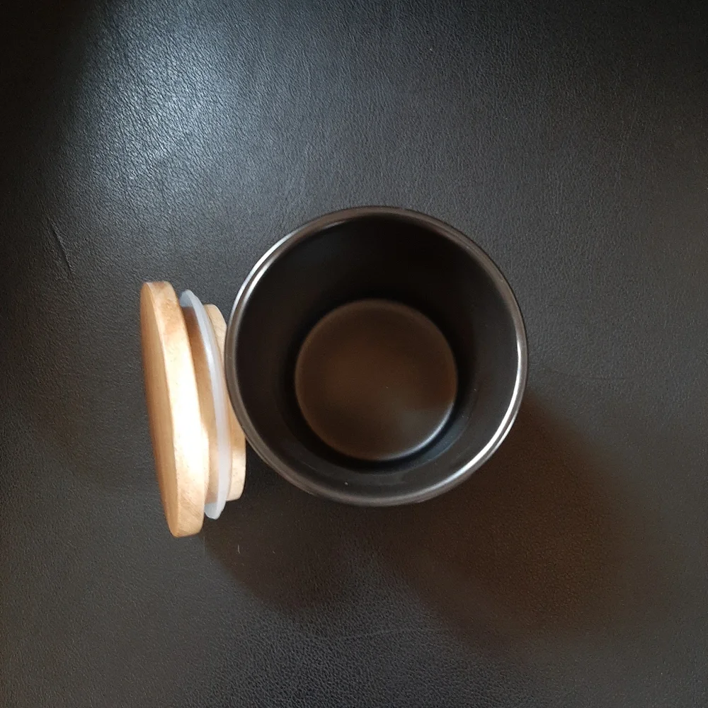 Rae Dunn black pepper jar with lid NWT